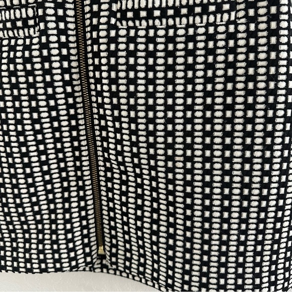 Express Black and White A-line Mini Skirt - Picture 5 of 8